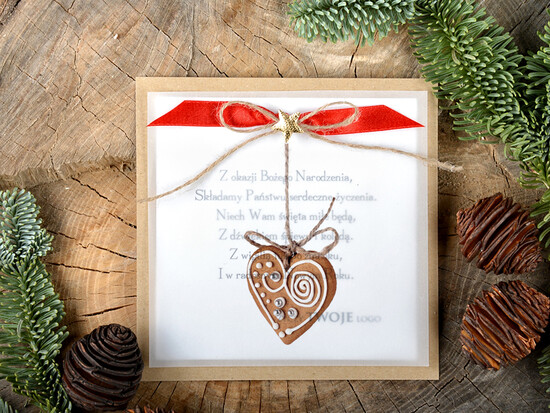 Kartki świąteczne z logo firmy retro kartka swiateczna z logo twojej firmy, retro 26/retro/ksw