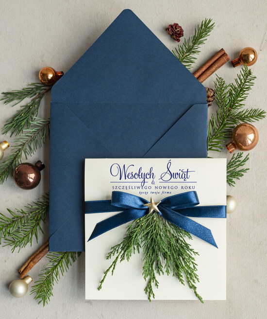 Kartki świąteczne z logo firmy natural ekologiczna kartka świąteczna z twoim logo, biznesowe kartki świąteczne z życzeniami, naturalna eko  02/rus3/ksw