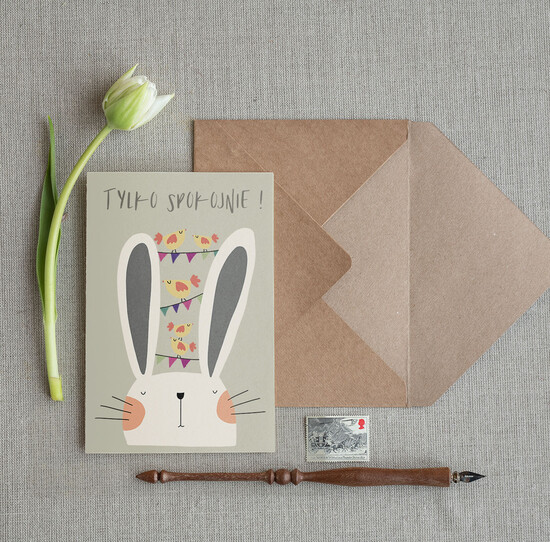 Kartki Wielkanocne kartki wielkanocne  piękne kartki Wielkanocne ręcznie robiona kartka Wielkanocna z własnymi życzeniami    35/wielkanoc/ksww