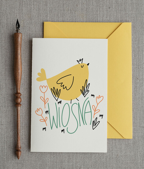 Kartki Wielkanocne kartki wielkanocne  kartki Wielkanocne ręcznie robiona kartka na Wielkanoc z własnymi życzeniami  26/wielkanoc/ksww