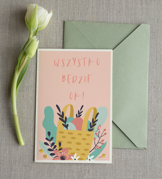 Kartki Wielkanocne kartki wielkanocne  kartki Wielkanocne ręcznie robiona kartka na Wielkanoc z własnymi życzeniami  34/wielkanoc/ksww