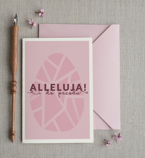 Kartki Wielkanocne kartki wielkanocne  piękne kartki Wielkanocne ręcznie robiona kartka na Wielkanoc z kolorową kopertą  13/wielkanoc/ksww