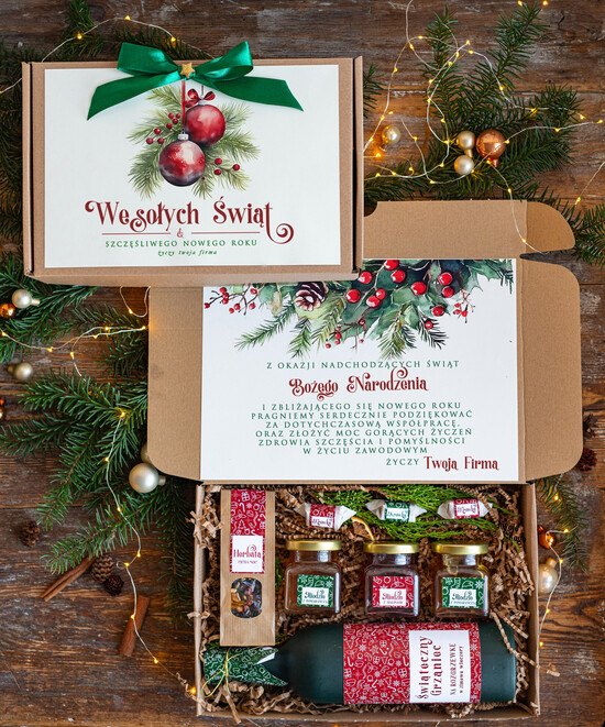 Prezenty oferta dla Firm zestawy na rozgrzewkę Prezenty Świąteczne Dla Klientów Biznesowych, Elegancki Prezent  Od Firm Z Logo, Upominek Dla Pracow 02/Win/swieta
