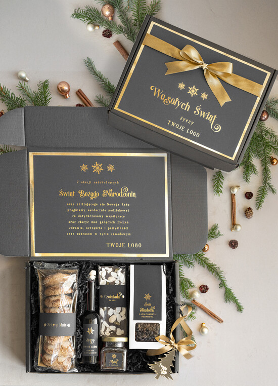 Prezenty oferta dla Firm słodkie zestawy  kosze prezentowe dla firm, prezenty biznesowe  z kawą i herbatą, upominki na święta dla pracowników  03/czCZ/zesSrsw