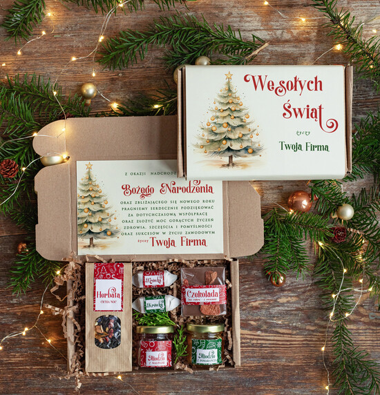 Prezenty oferta dla Firm kawa  herbata miód świąteczne prezenty dla pracowników, prezenty biznesowe dla firm z kawą i herbatą, upominki na święt 32/MZS/swieta