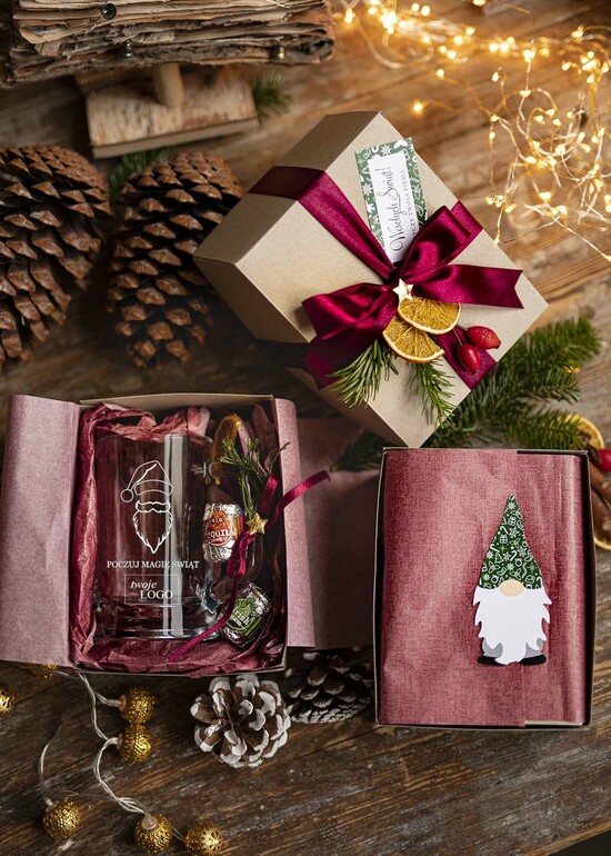 Prezenty oferta dla Firm zestawy do piwa świąteczny upominek z logo firmy kufel na piwo  04/logokufel/swieta