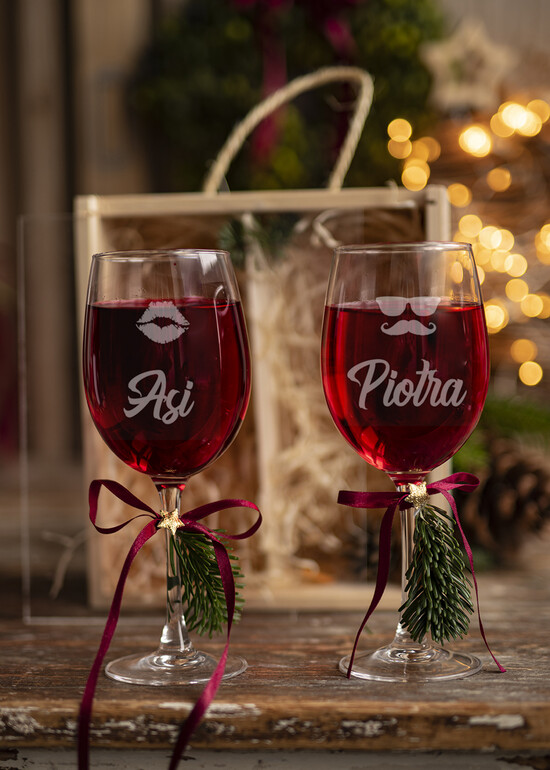 prezenty dla niej zestawy do grzańca pomysł na święta dla żony, kieliszek w zestawie z rozgrzewającym trunkiem 02/drewW/WNO