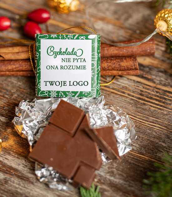 Prezenty oferta dla Firm drobne prezenty dla firm Mini Czekoladka świąteczne Drobne Prezenty dla Firm, Małe Upomniki Czekoladka , gadżety świąteczne  01/DP/UCZEKO