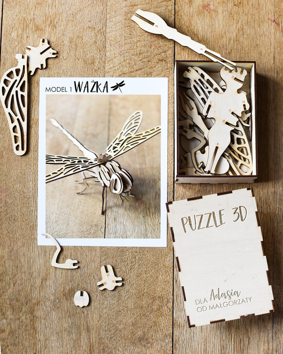 prezenty dla niego Puzzle, drewniane skrzynie, skarbonki pomysł na prezent świąteczny dla dziadka puzzle drewniane 3D 01/puzzle3D/PZL