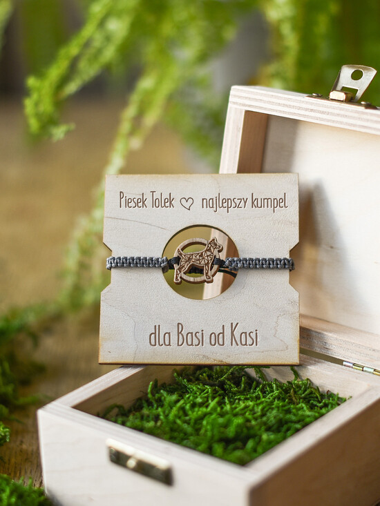 prezenty dla niej bransoletki szczęścia  wyjątkowy prezent dla narzeczonej pod choinkę drewniana bransoletka szczęścia    03/bransoletka/BR