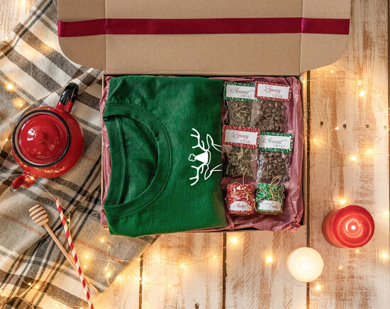 Prezenty indywidualne  koszulki pomysł na prezent świąteczna koszulka różne rozmiary, zielona męska świąteczna koszulka, koszulka św 06/koszZES/swieta