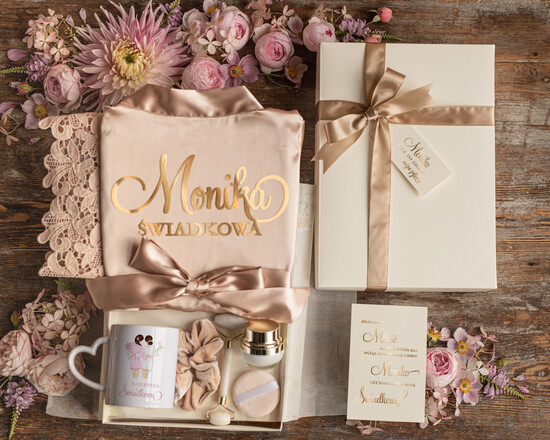 Prezenty dla świadków boxy prezentowy dla Świadkowej, prośba o świadkowanie  prośba o świadkowanie pomysł na prezent dla świadkowej koronkowa podomka dla świadkowej  21/boxSZLkorD/swiadkowa