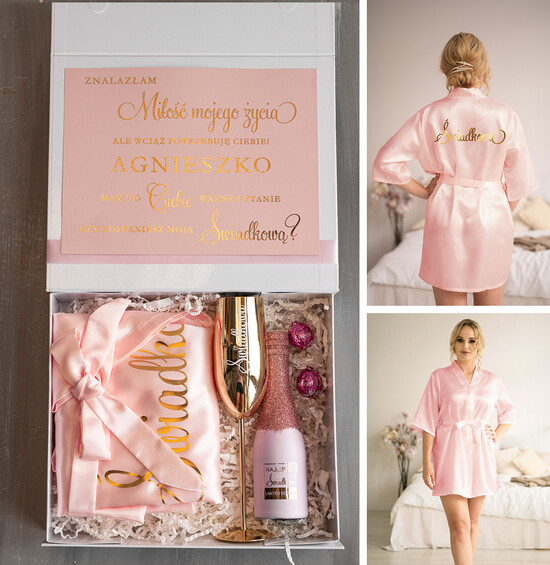 Prezenty dla świadków boxy prezentowe dla Świadkowej, prośba o świadkowanie  pomysł na prośbę o świadkowanie, prezent dla świadkowej zestaw kosmetyków, złoty kieliszek i brokato 22/boxNowSzI/swiadkowa