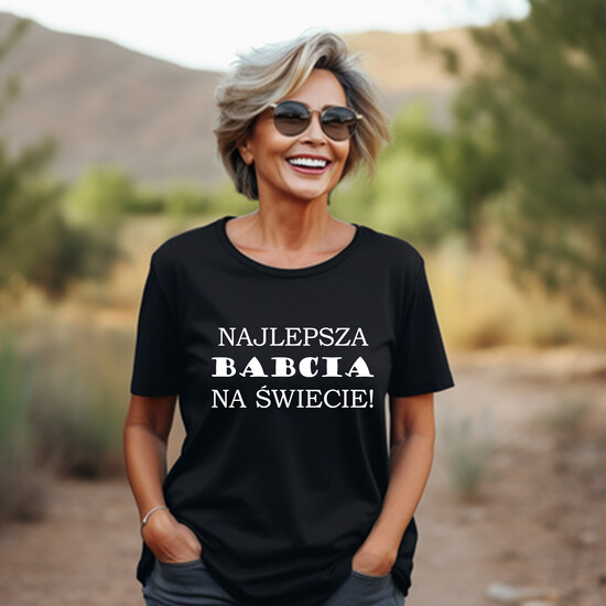 Prezenty dla Babci i Dziadka Prezenty dla Babci Pomysł na prezent dla Babci, koszulki z nadrukiem dla Babci, prezenty z okazji dnia Babci, koszulka  06/koszulka/babcia