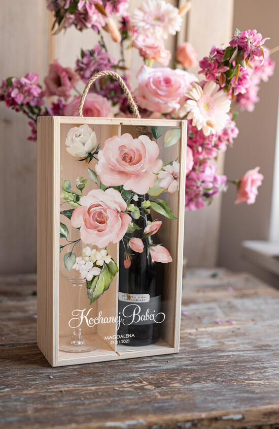 Prezenty dla Babci i Dziadka Prezenty dla Babci  prezenty z okazji dnia babci skrzynka z imieniem  02/skrzynka/babcia