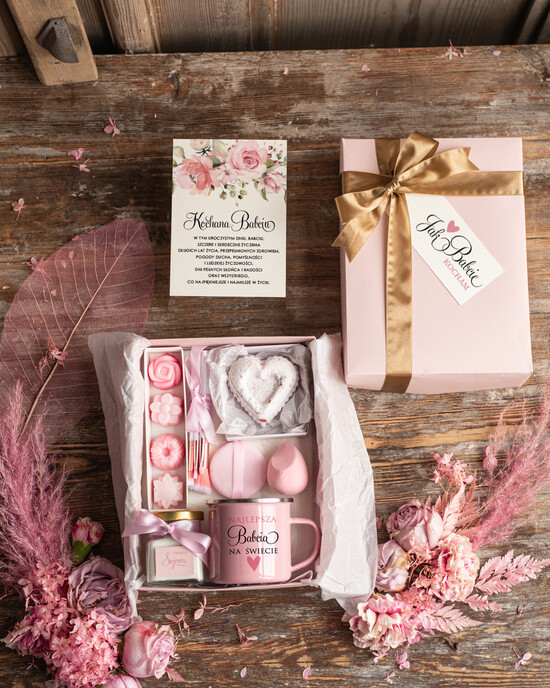 Prezenty dla Babci i Dziadka Prezenty dla Babci prezent z okazji dnia babci, prezent dla babci, kosmetyki na dzień babci, kubek na dzień babci, zest 07/boxvel/babcia