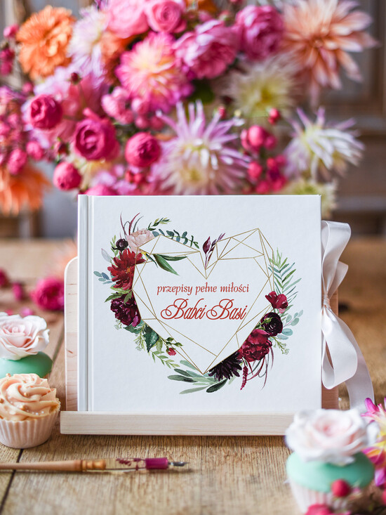 Prezenty dla Babci i Dziadka Prezenty dla Babci  prezent z okazji dnia babci zeszyt na przepisy  02/papier/przepisnikB