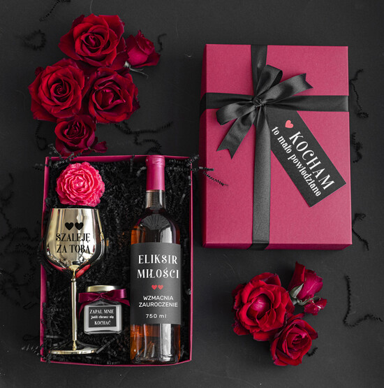 Walentynki prezent na walentynki dla Niej  Prezent z okazji Walentynek, co dać dziewczynie na Walentynki, Walentynkowy prezent dla żony, box Wa 04/NowW/Walentynki