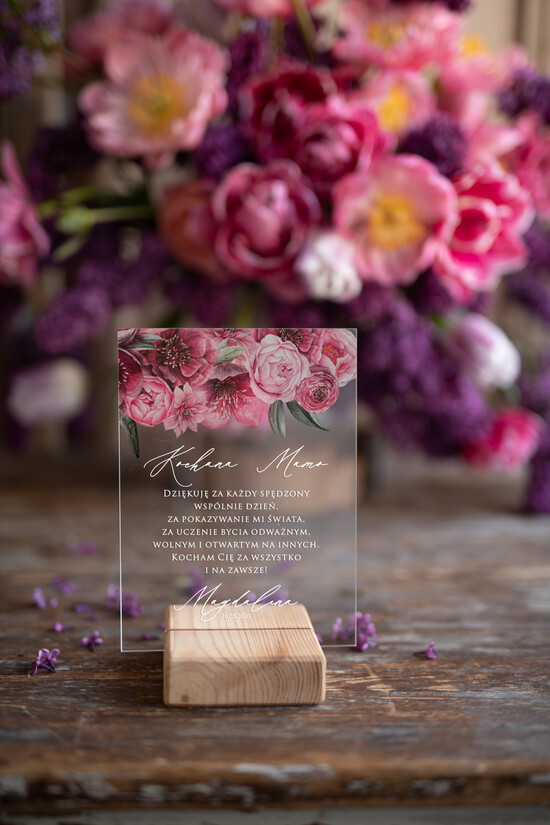 Prezenty dla Mamy kartki i magnesy na lodówkę z życzeniami  super prezent dla mamy kartka dla mamy z pleksy życzenia dla Mamy   12/MamaPUD/DLAMAMY