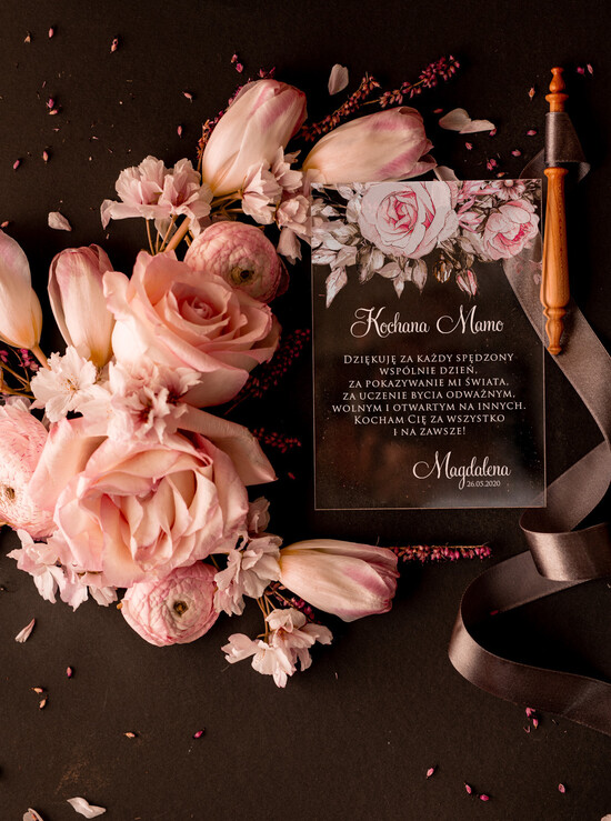 Prezenty dla Mamy kartki i magnesy na lodówkę z życzeniami  prezent urodzinowy dla Mamy kartka z życzeniami, wydrukowane na akrylu  11/MamaPUD/DLAMAMY