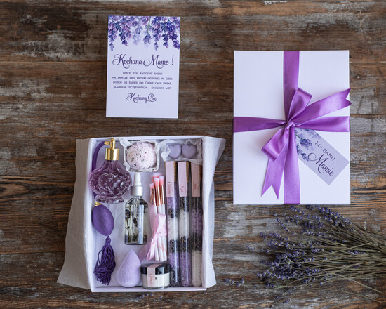 Prezenty dla Mamy Zestawy kosmetyczne  pomysł na prezent urodzinowy dla Mamy sole do kąpieli flakonik na perfumy prezent na dzień Matki    02/pudLaVkosSR/DLAMAMY