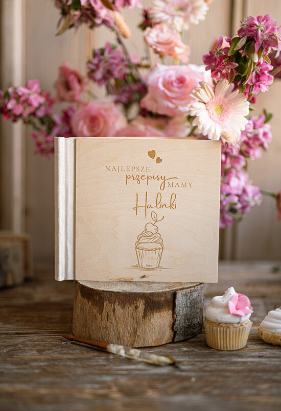 Prezenty dla Mamy notes, książki na przepisy zeszyt na przepisy prezent z okazji dnia Mamy wyjątkowy prezent dla Mamy  01/przepisnik/DLAMAMY