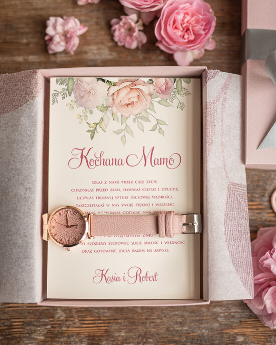 Zaproszenia dla Rodziców  zaproszenia dla Rodziców   zaproszenia ślubne dla Mamy zaproszenie prezent dla Mamy, elegancki prezent dla mamy  02/mamapod/zr