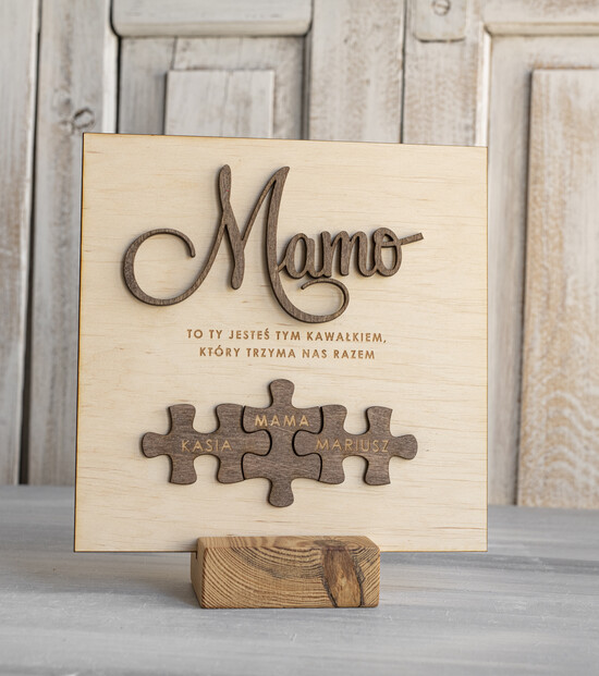Prezenty dla Mamy ramki, puzzle, ramki na zdjęcia  wyjątkowy prezent na dzień mamy, super prezent dla mamy wyjątkowa tabliczka na dzień matki, tabliczk 01/TAB/Mama