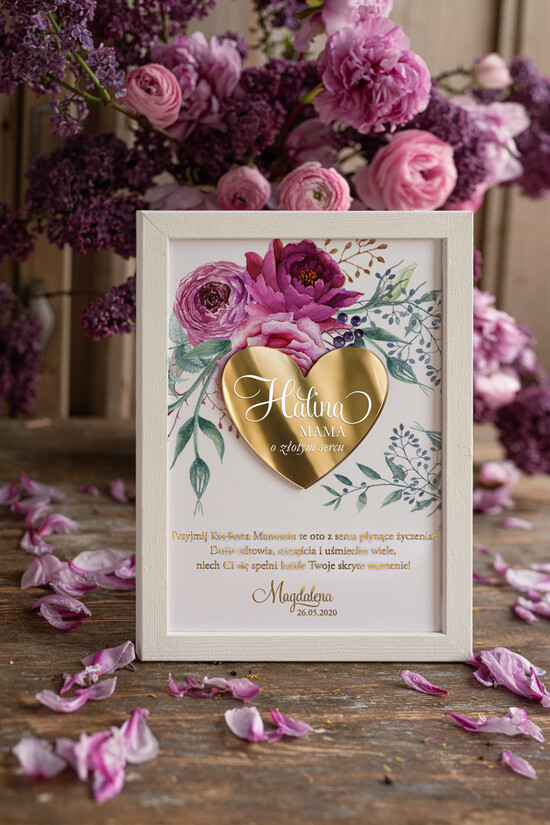 Prezenty dla Mamy ramki, puzzle, ramki na zdjęcia  wyjątkowy prezent na dzień mamy oryginalna ramka z serduszkiem na dzień matki    14/serceD/DLAMAMY