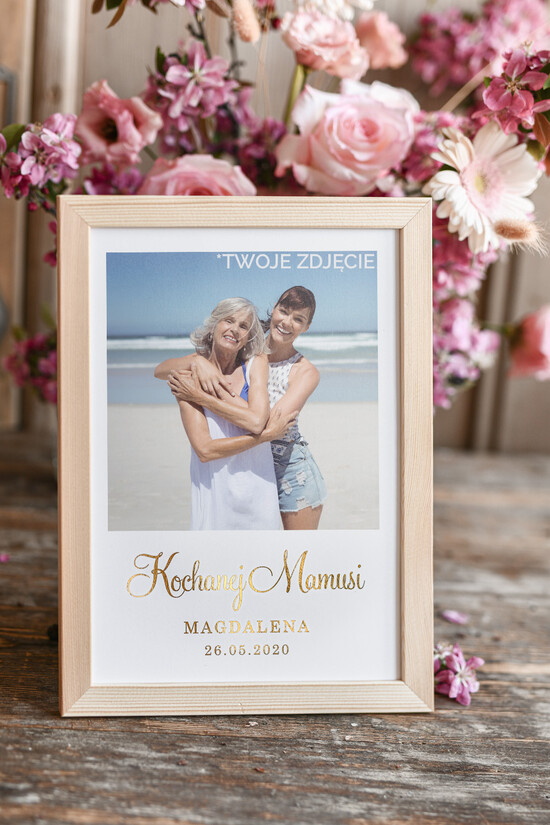 Prezenty dla Mamy ramki, puzzle, ramki na zdjęcia  Prezent dla mamy Ramka ze zdjeciem i dedykacją z okazji dnia mamy 01/ramkaZD/DLAMAMY