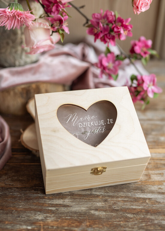 Prezenty dla Mamy biżuteria, pudełka, szkatułki na biżuterie  szkatułka dla Mamy na biżuterię prezent z okazji dnia Mamy  01/szkM/DLAMAMY