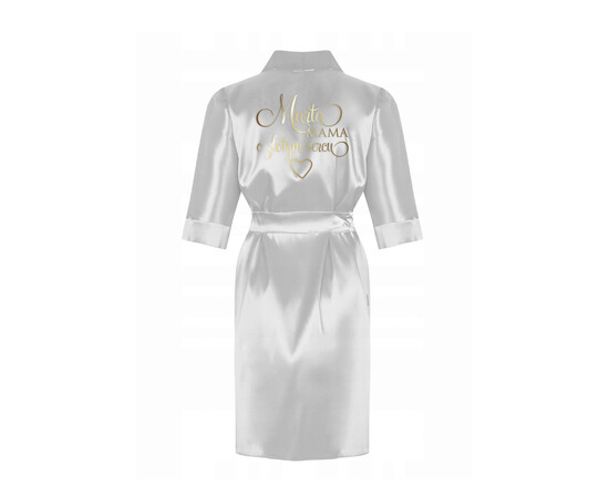 Prezenty dla Mamy Gadżety, Bluzy, Koszulki pomysł na prezent dla mamy satynowy szlafrok z napisem różne kolory    01/podomka/DLAMAMY