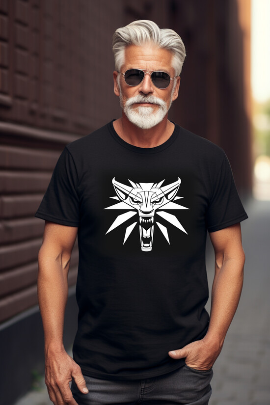 Prezenty dla Taty dzien ojca zestawy dla Taty pomysł na prezent z okazji dnia Ojca bawełniana koszulka z WILKIEM, tematyczne prezenty dla Taty na  02/koszulka/Tata