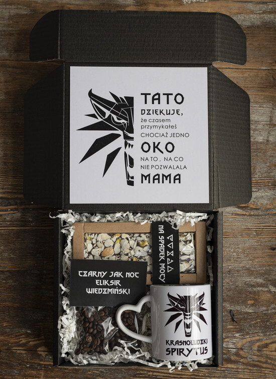 Prezenty dla Taty dzien ojca zestawy dla Taty prezent z okazji dnia Ojca, pudełko prezentowe na dzień Ojca, tematyczne prezenty dla Taty na urodzi 07/boxKar/Tata