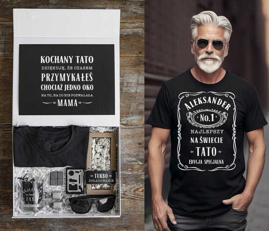Prezenty dla Taty dzien ojca zestawy dla Taty prezent z okazji dnia Ojca, pudełko prezentowe na dzień Ojca, tematyczne prezenty dla Taty na urodzi 16/boxNowK/Tata