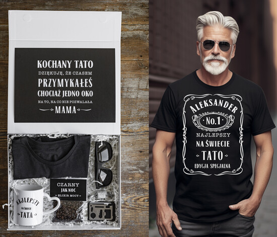 Prezenty dla Taty dzien ojca zestawy dla Taty prezent z okazji dnia Ojca, pudełko prezentowe na dzień Ojca, tematyczne prezenty dla Taty na urodzi 17/boxNowK/Tata
