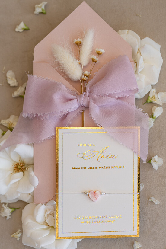 Prezenty dla świadków bransoletki i biżuteria dla świadkowej  Podziękowanie prezent dla świadkowej bransoletka z serduszkiem- Bransoletka szczęścia  08/Kperla/PodzSwBransoK