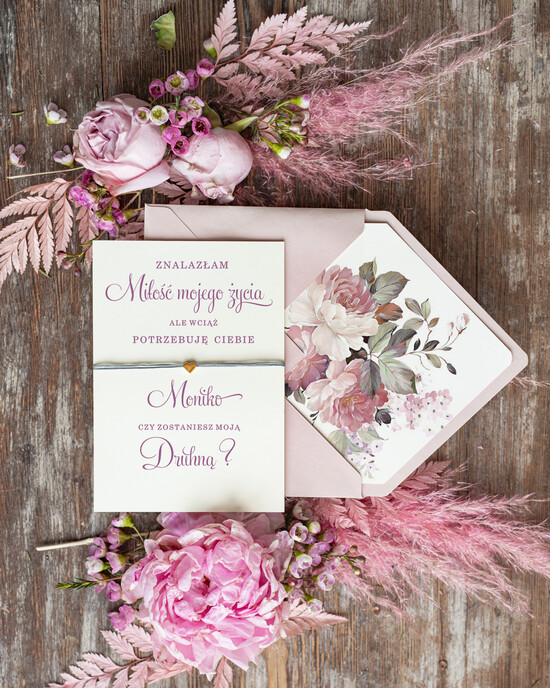 Prezenty dla świadków bransoletki i biżuteria dla świadkowej  Prośba o Świadkowanie  bransoletka love Prezent dla Świadkowej - Czy Zostaniesz moja Świadkowa  02/braK/boxswiad