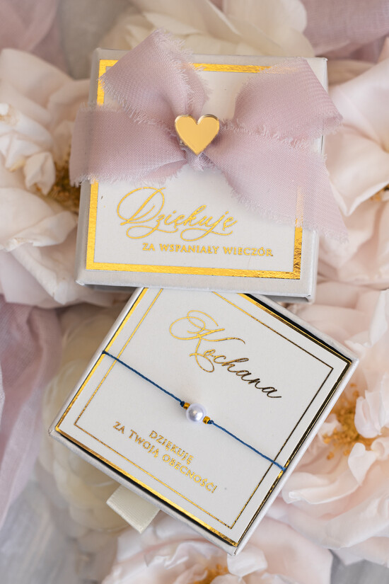 wieczór Panieński podziękowania za wieczór panieński podziękowanie za wieczór panieński- bransoletka z perłką muszlową Bransoletki dla Twojego Team Bride 01/BrPud/PWPb