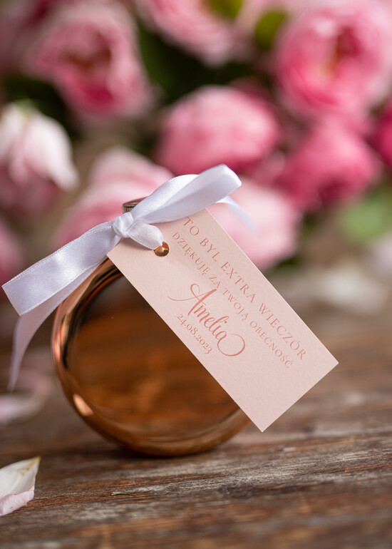 wieczór Panieński podziękowania za wieczór panieński Podziękowania za Wieczór Panienski damska Piersiówka Rose Gold - Okragła piersiówka - Kacówka Damska 01/piersiowka/WP