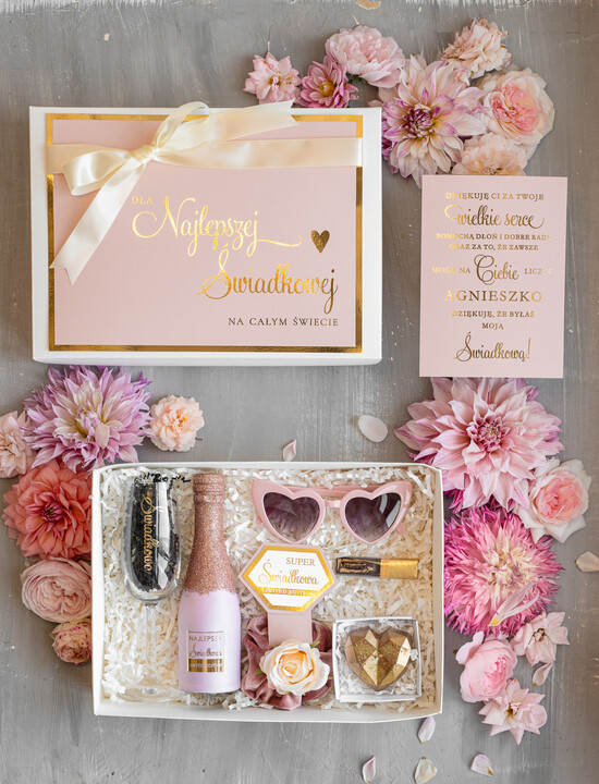 Prezenty dla świadków podziękowania dla świadkowej Prezent dla Druhny Podziękowanie dla Świadkowej, pomysły na prezent dla świadkowej podziękowanie za  29/boxNow/podzSW