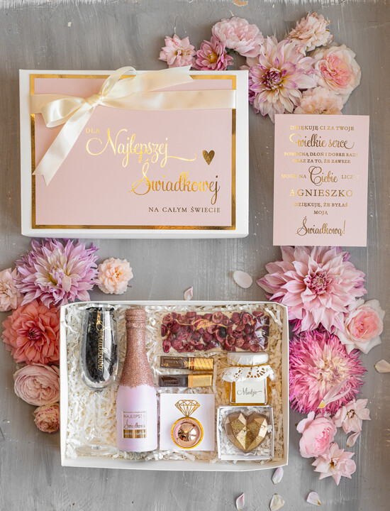 Prezenty dla świadków podziękowania dla świadkowej Prezent dla Świadkowej Prezent dla Druhny Podziękowanie dla Świadkowej, pomysły na prezent dla świad 26/boxNow/podzSW