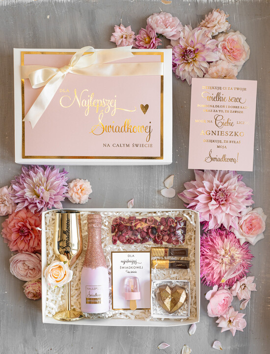 Prezenty dla świadków podziękowania dla świadkowej Prezent dla Świadkowej Prezent dla Druhny Podziękowanie dla Świadkowej, pomysły na prezent dla świad 35/boxNow/podzSW