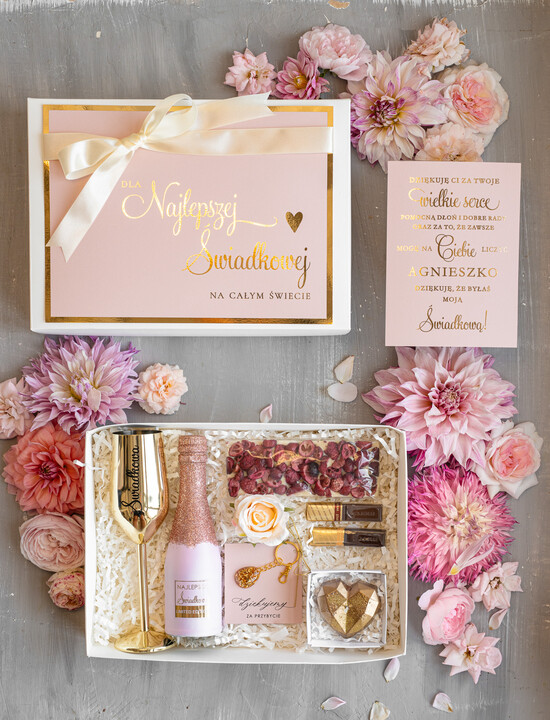 Prezenty dla świadków podziękowania dla świadkowej Ślubne Podziękowania dla Świadkowej i Druhny  Podziękowanie dla Świadkowej, pomysły na prezent dla ś 36/boxNow/podzSW
