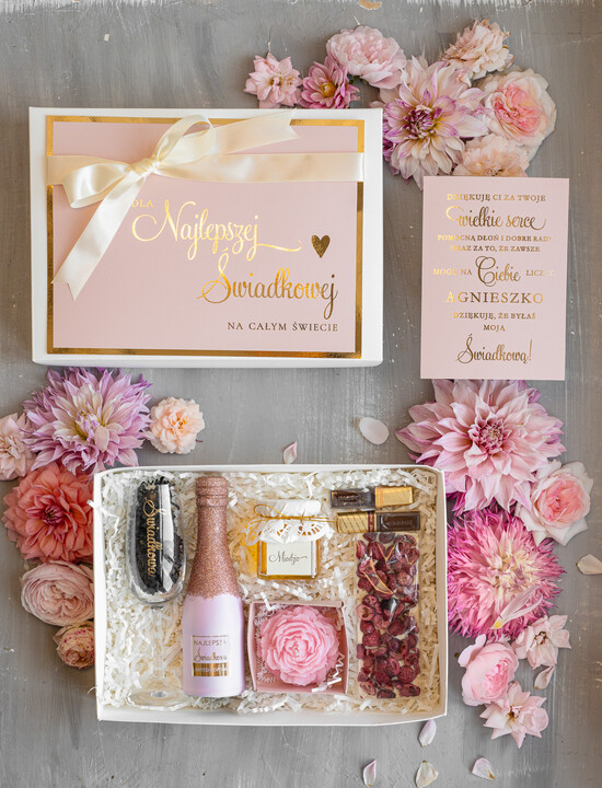 Prezenty dla świadków podziękowania dla świadkowej Prezent dla Świadkowej Prezent dla Druhny Podziękowanie dla Świadkowej, pomysły na prezent dla świad 32/boxNow/podzSW