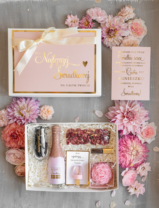 Prezenty dla świadków podziękowania dla świadkowej Prezent dla Świadkowej Prezent dla Druhny Podziękowanie dla Świadkowej, pomysły na prezent dla świad 30/boxNow/podzSW