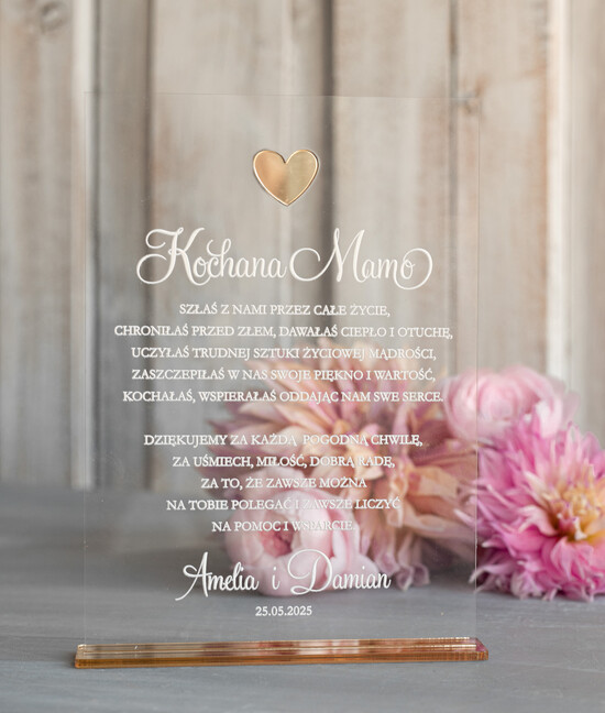 Prezenty, Podziękowania dla Mamy  zestawy z kubkiem lub filiżanką   podziękowanie dla Mamy od Pary Młodej, prezent dla Mamy na ślubie, pamiątka ze ślubu dla Mamy  01/zyczenia/Mama