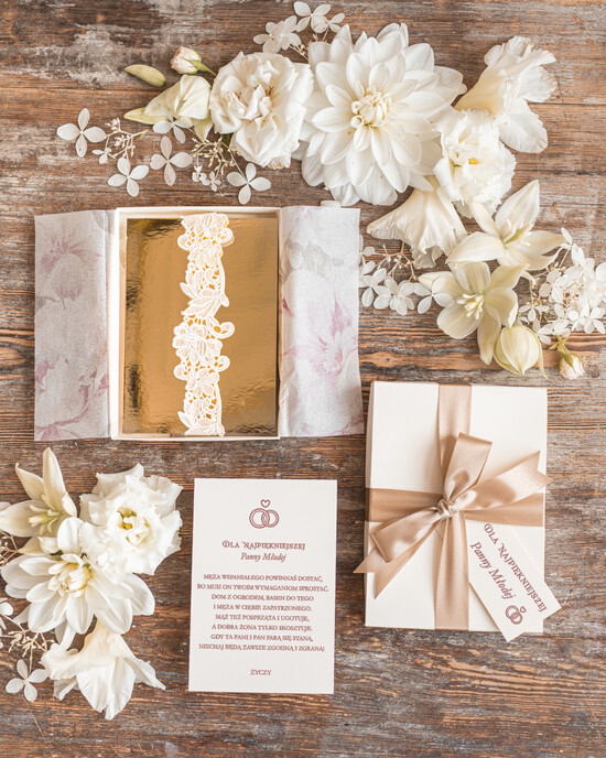 Panna Młoda  podwiązki ślubne podwiązka ślubna koronkowa 03/podwiazkaM/PannaMłoda