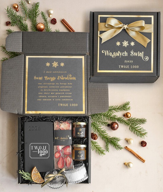 Prezenty oferta dla Firm kalendarze  Prezenty świąteczne dla klientów zestaw z kalendarzem, Upominek biznesowy terminarz z Logo firmy , P 07/TreminarzMNm/minibox