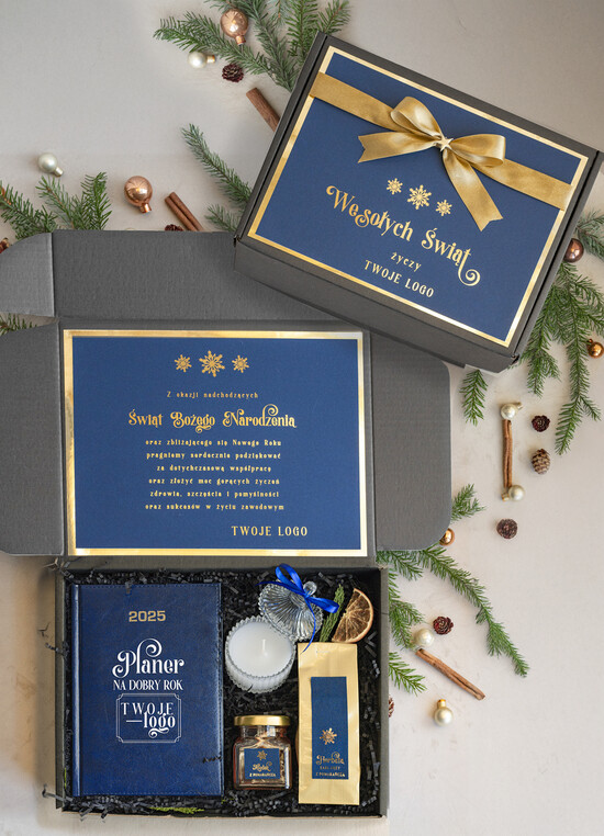 Prezenty oferta dla Firm kalendarze  Prezenty świąteczne dla klientów zestaw z kalendarzem, Upominek biznesowy terminarz z Logo firmy , P 03/TreminarzNm/swieta